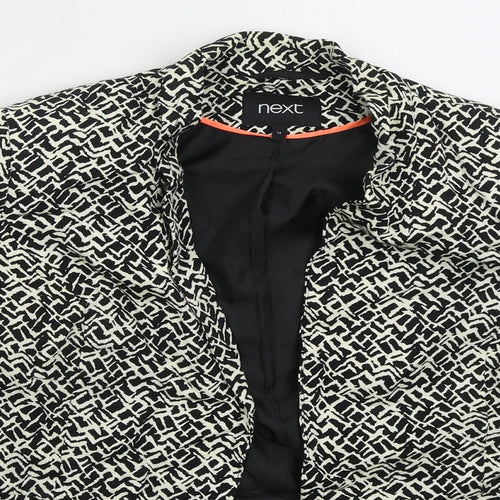 NEXT Womens Beige Geometric  Jacket  Size 14