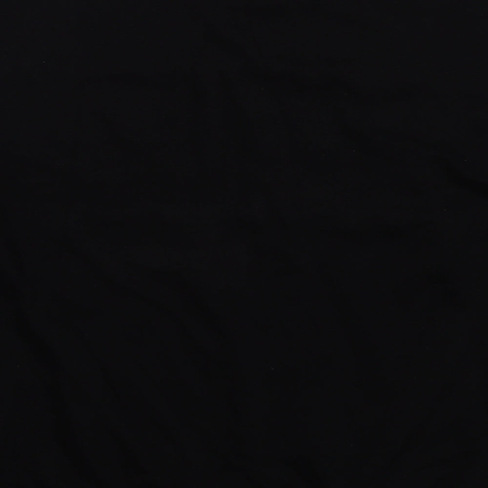 Topshop Womens Black  Cotton Pullover Sweatshirt Size 14  Pullover - Copenhagen