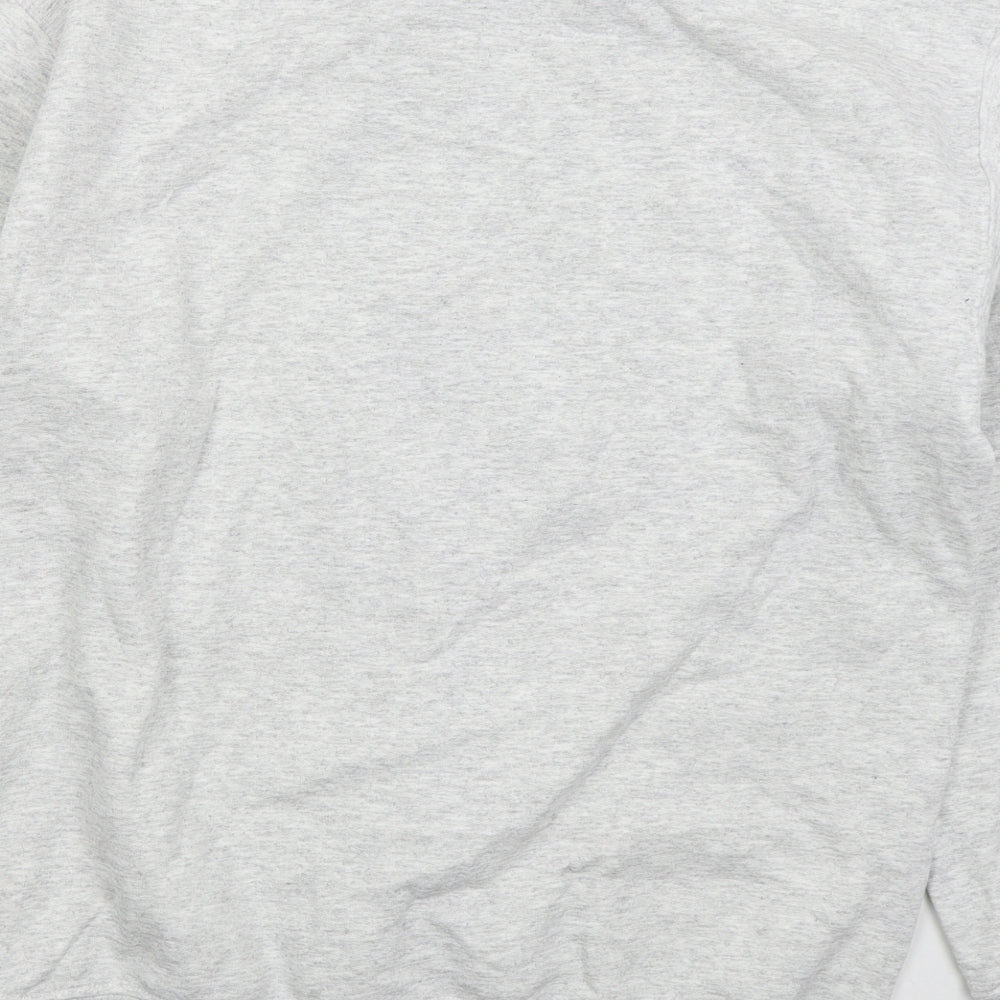 Gildan Womens Grey  Cotton Pullover Sweatshirt Size M  Pullover - I Smell Snow