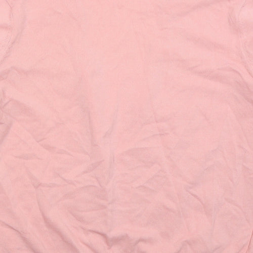 Vanessa Nucci Womens Pink V-Neck  Viscose Cardigan Jumper Size M