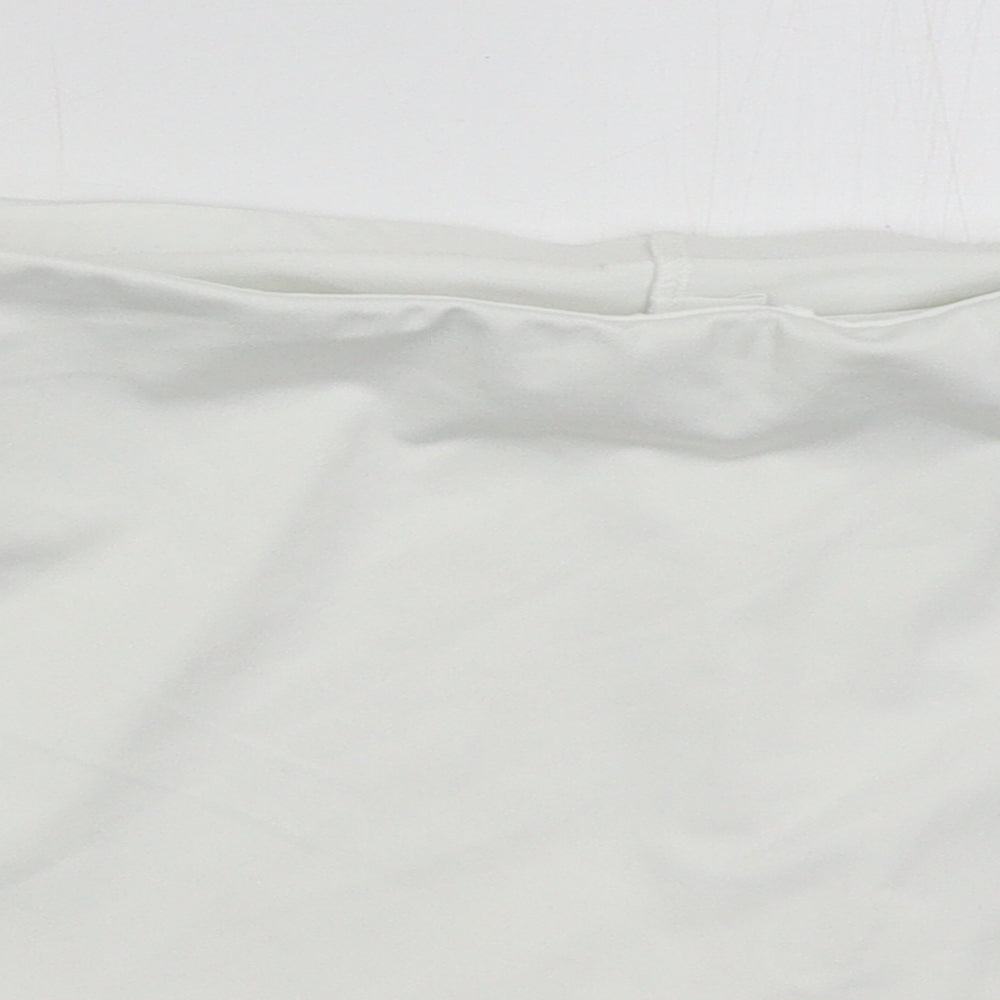 Artengo Womens White  Polyester Mini Skort Size 12  Regular