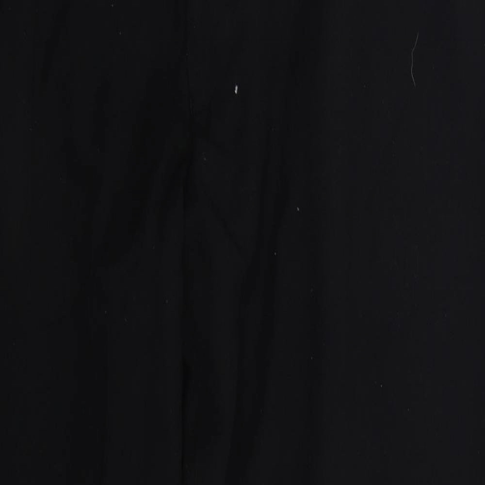 1880 Club Mens Black  Polyester Trousers  Size 42 L29 in Regular Button
