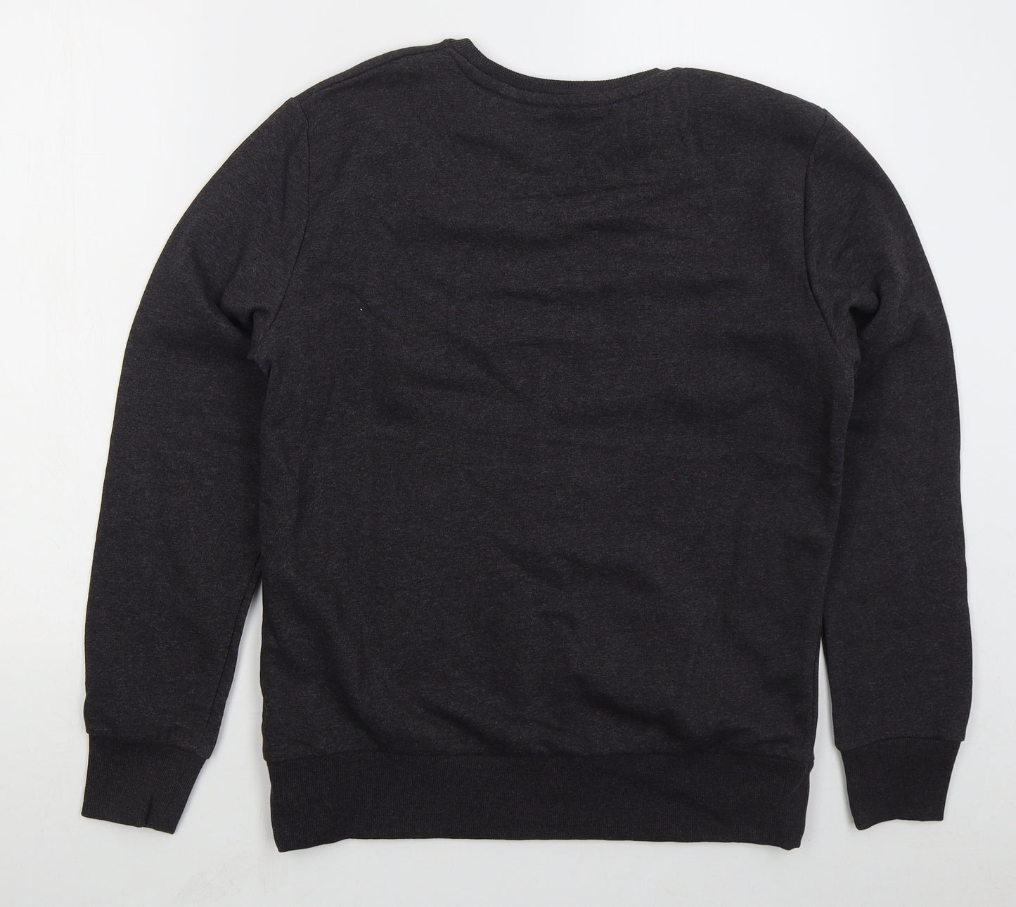 Brave Soul Mens Grey  Cotton Pullover Sweatshirt Size M