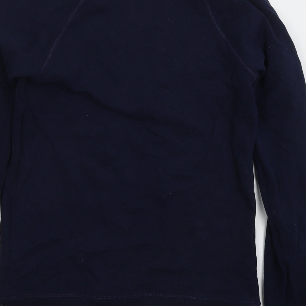 Marks and Spencer Womens Blue  Cotton Pullover Sweatshirt Size 6  Pullover - Good Move