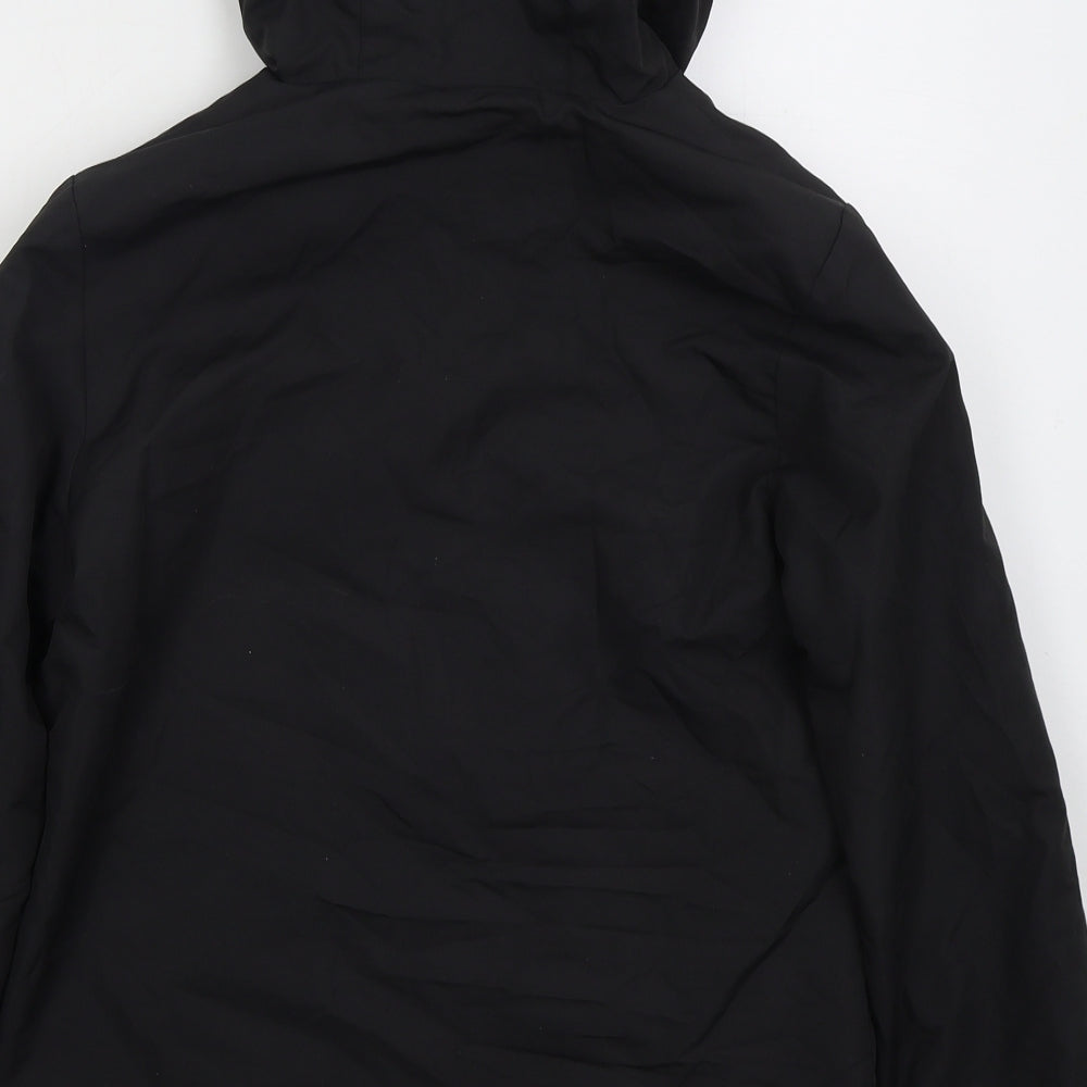 Tesco Boys Black   Basic Coat Coat Size 10-11 Years  Zip - Fortnite