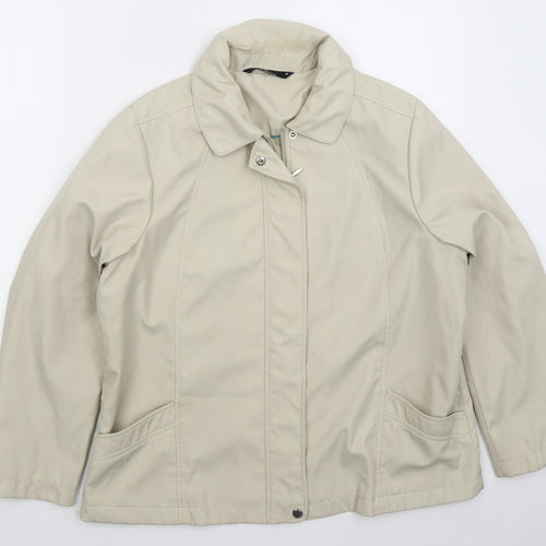 Bonmarché Womens Beige   Jacket  Size M  Zip