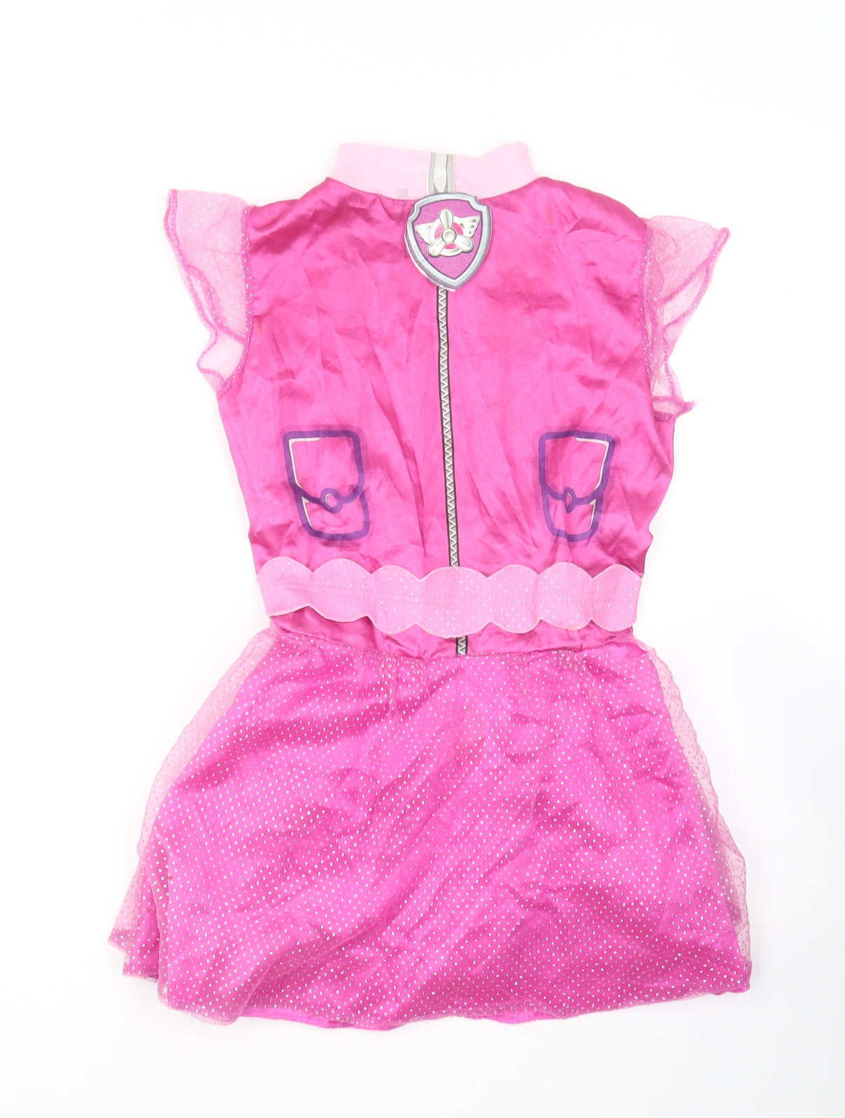 Rubie's Girls Pink  Polyester Skater Dress  Size S  Round Neck  - Paw Patrol