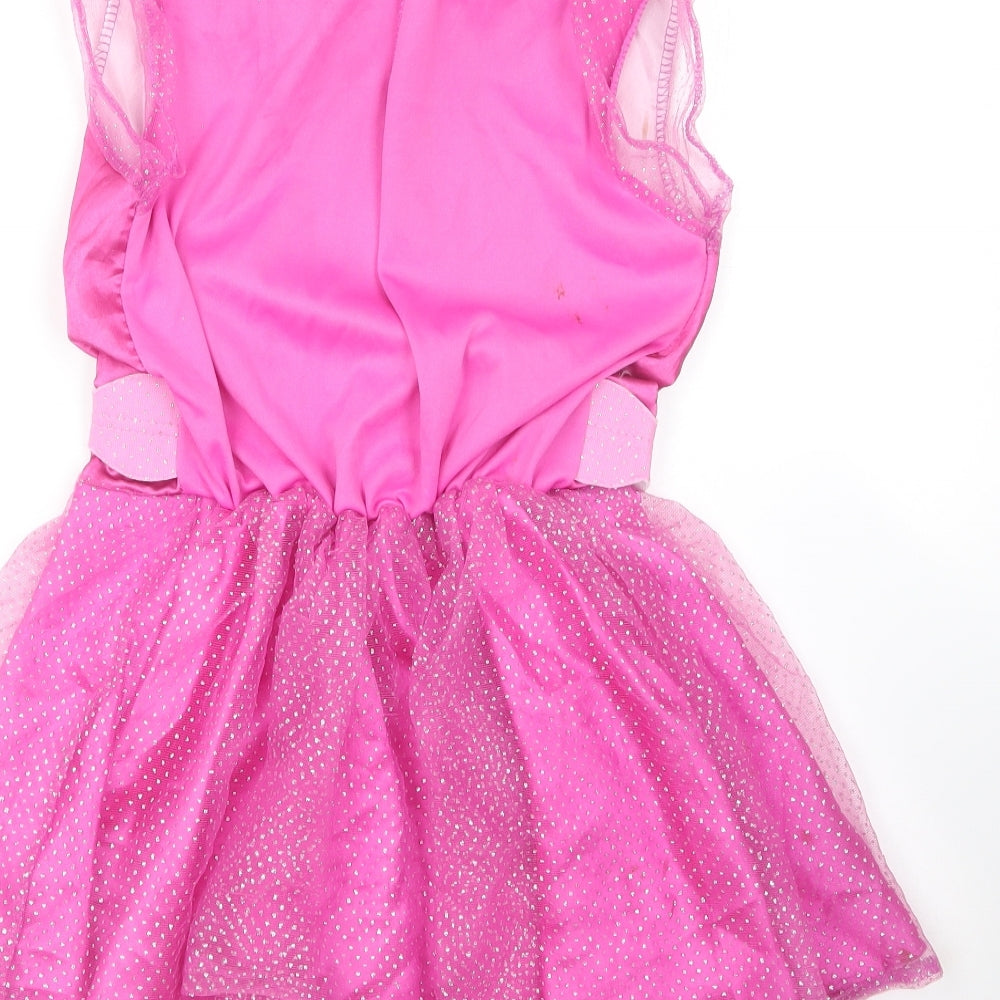 Rubie's Girls Pink  Polyester Skater Dress  Size S  Round Neck  - Paw Patrol