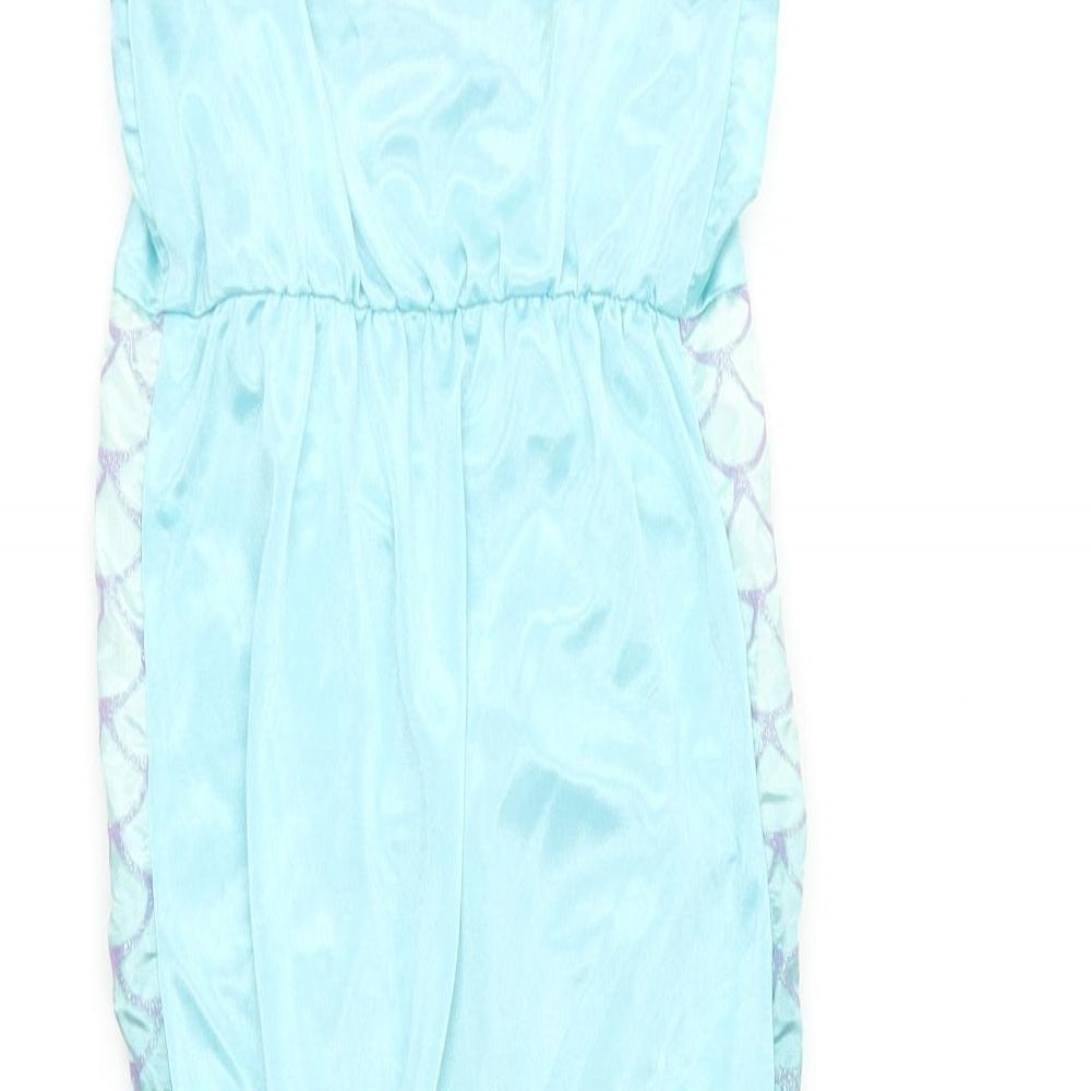 George Girls Multicoloured  Polyester Pencil Dress  Size 3-4 Years  Square Neck  - Ariel Fancy dress