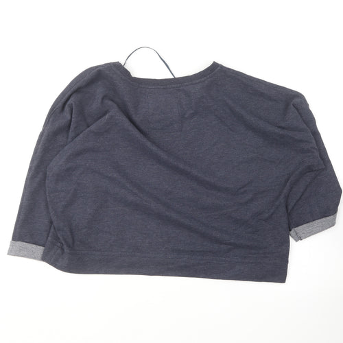Atmosphere Womens Blue Round Neck  Cotton Pullover Jumper Size 16