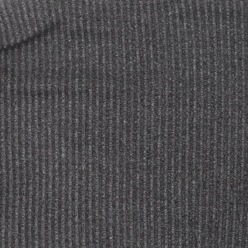 Primark Womens Grey Round Neck  Polyester Pullover Jumper Size 14