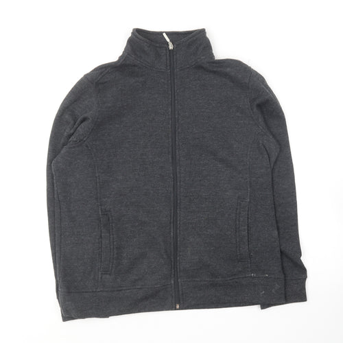 Bonmarché  Womens Grey  Polyester Full Zip Sweatshirt Size S