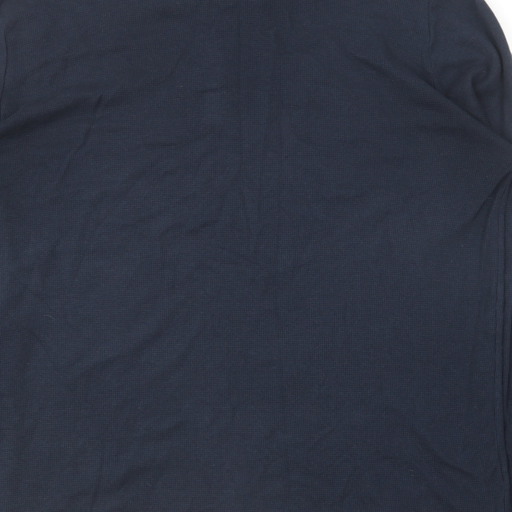 TOG 24 Mens Blue  Cotton  T-Shirt Size L Round Neck