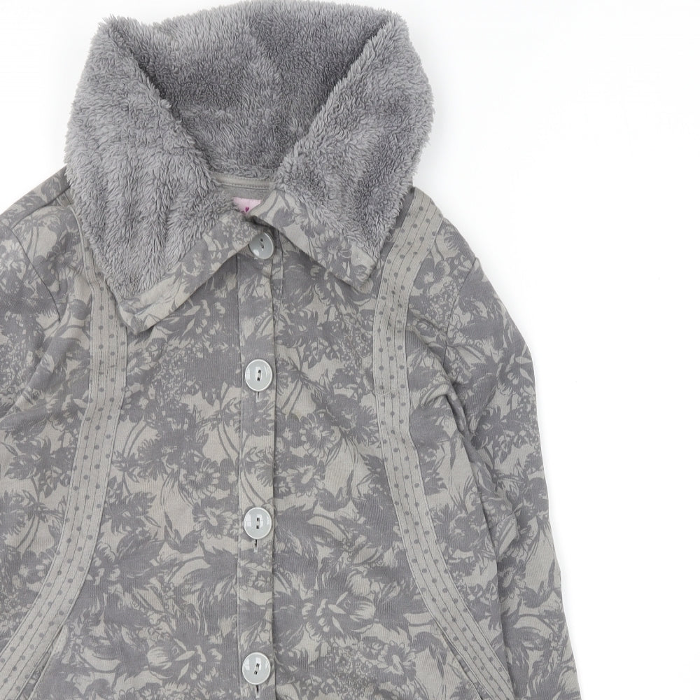 Per Una Womens Grey Floral  Jacket  Size L