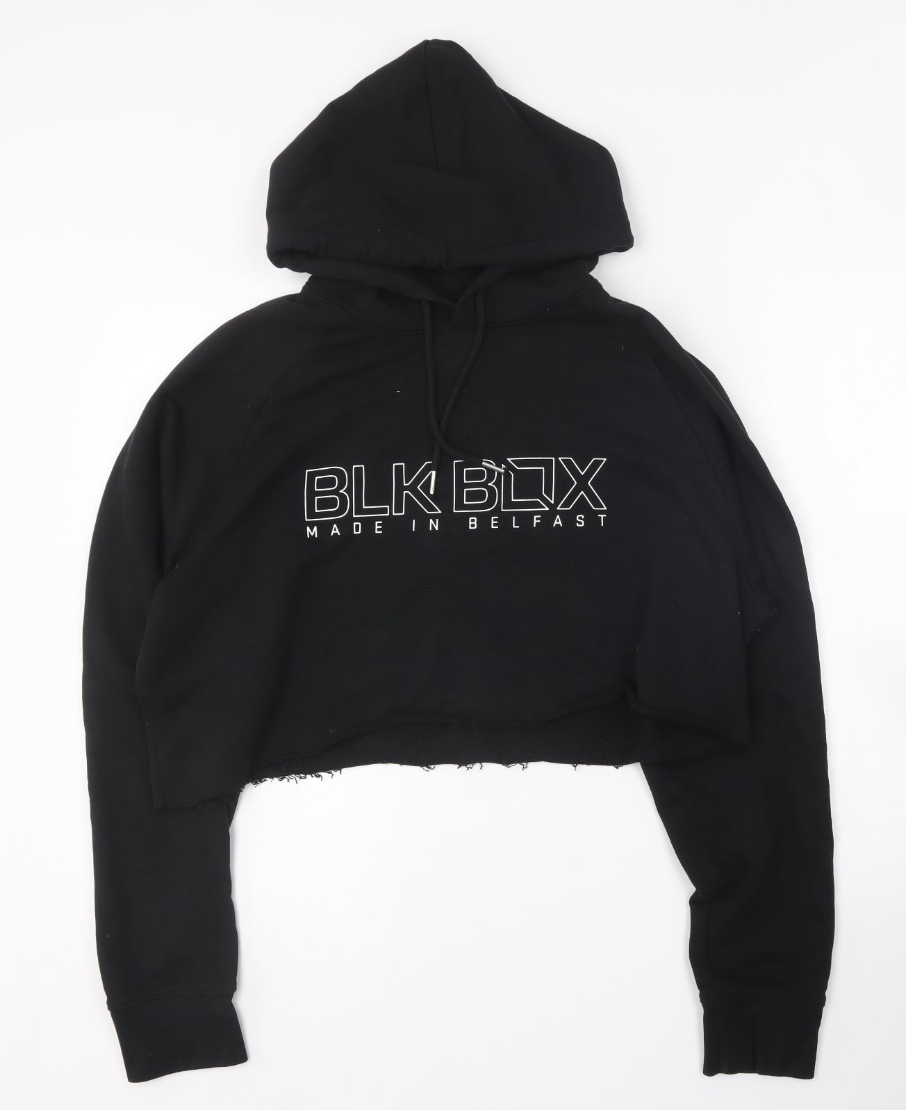 BLK Box Womens Black  Polyester Pullover Hoodie Size XL