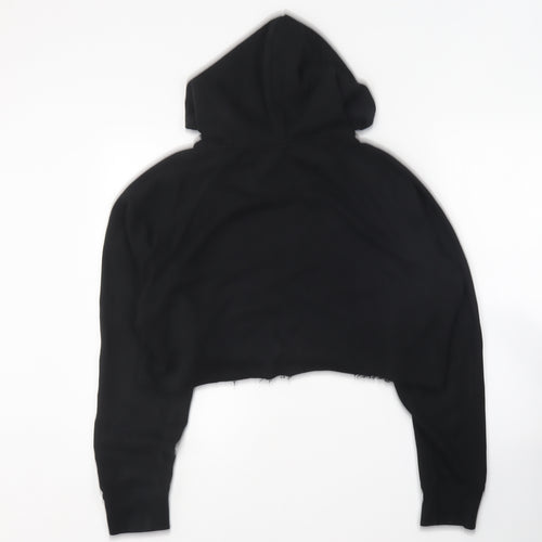 BLK Box Womens Black  Polyester Pullover Hoodie Size XL