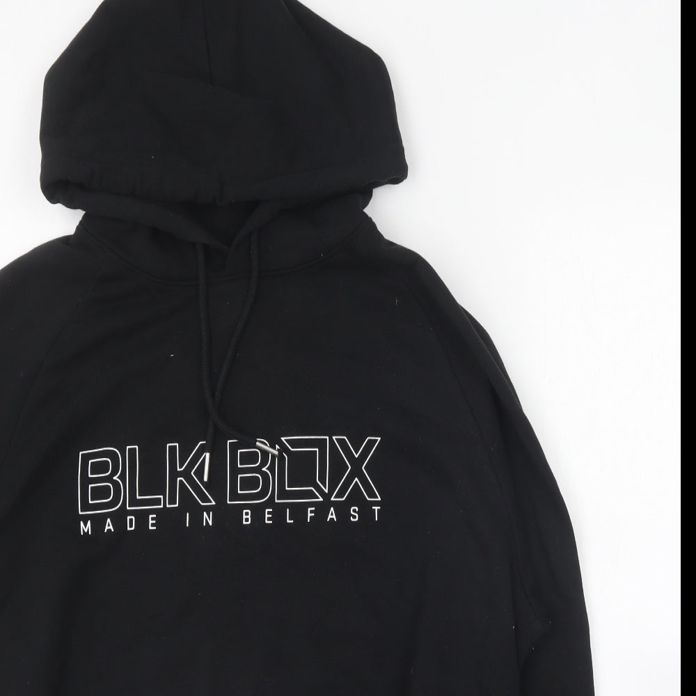 BLK Box Womens Black  Polyester Pullover Hoodie Size XL
