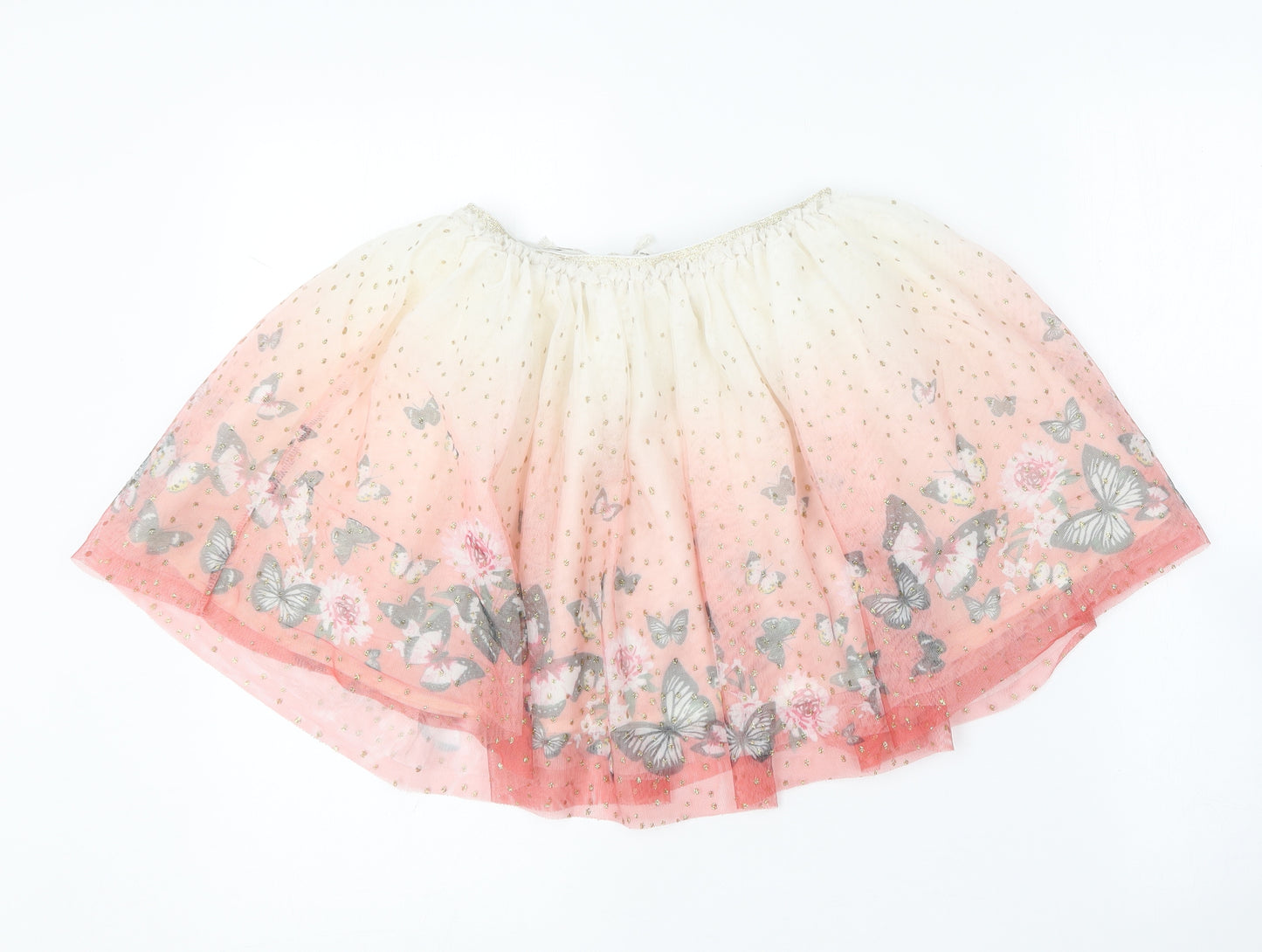 H&M Girls Multicoloured  Polyester Tutu Skirt Size 8-9 Years  Regular  - Butterfly