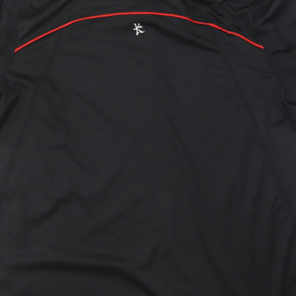 Kukri Mens Black  Polyester  Polo Size 2XL Collared  - Ulster Rugby