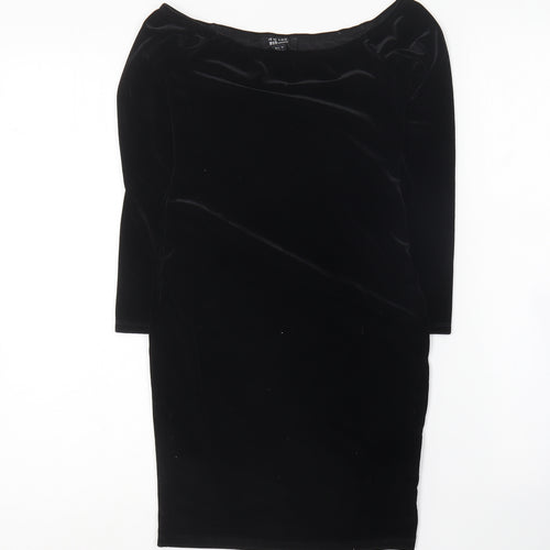 New Look Girls Black  Polyester Mini  Size 12 Years  Square Neck