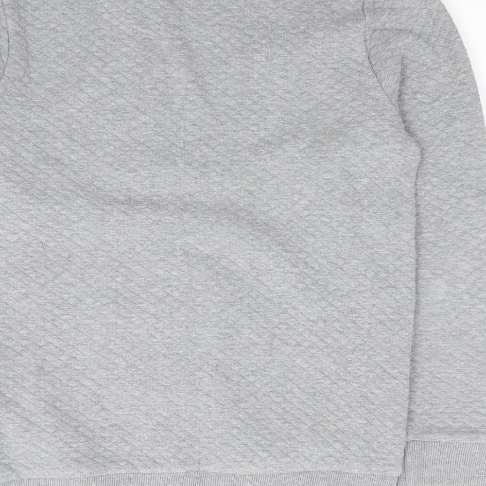 F&F Boys Grey  Cotton Pullover Sweatshirt Size 11-12 Years  Pullover