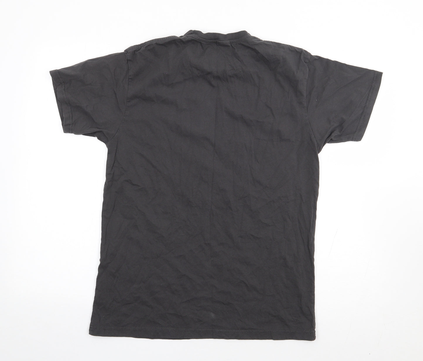 Uneek Mens Grey  Cotton  T-Shirt Size M Crew Neck  - Pokemon