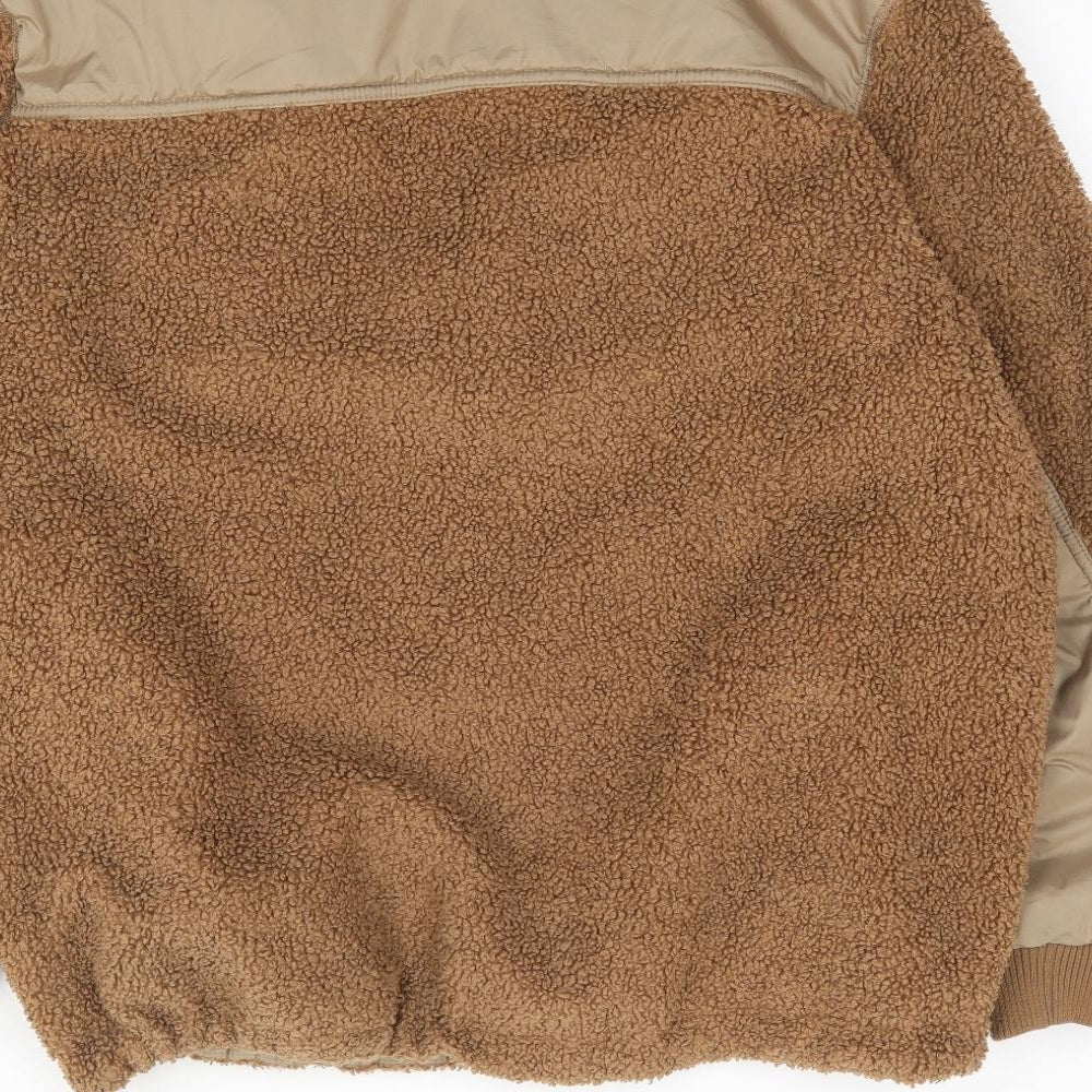 H&M Womens Brown  Polyester Pullover Sweatshirt Size XS  Pullover
