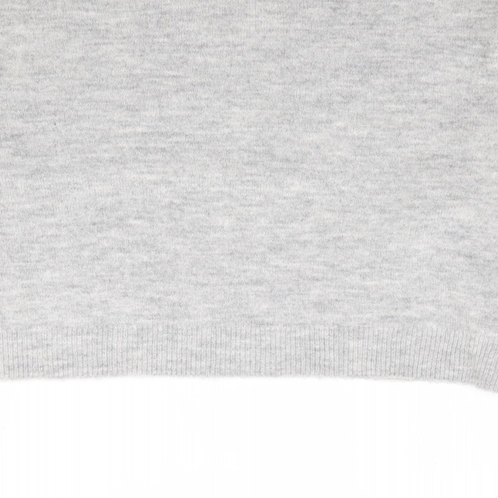 Nobody's Child Womens Grey Round Neck  Acrylic Pullover Jumper Size M