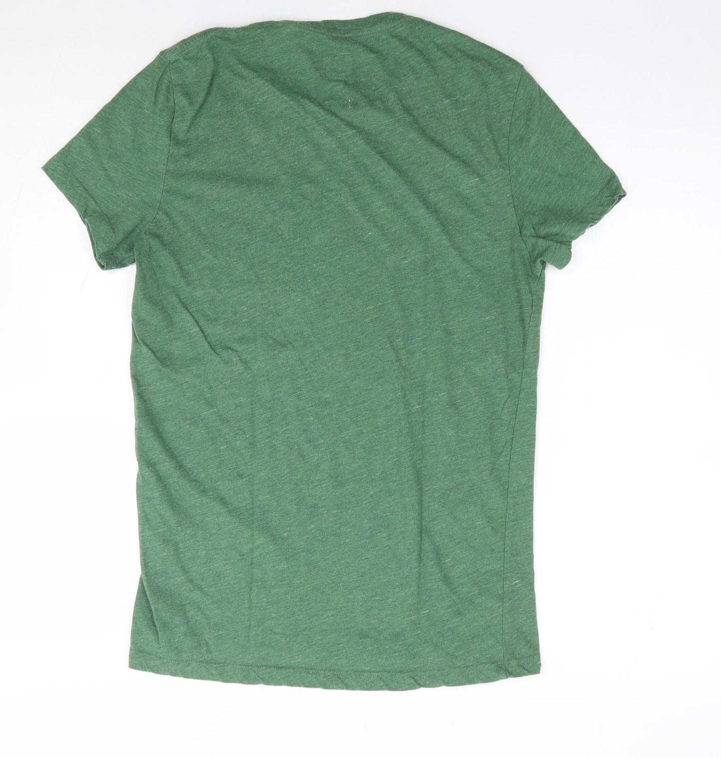 Jack Wills Mens Green  Polyester  T-Shirt Size S Crew Neck