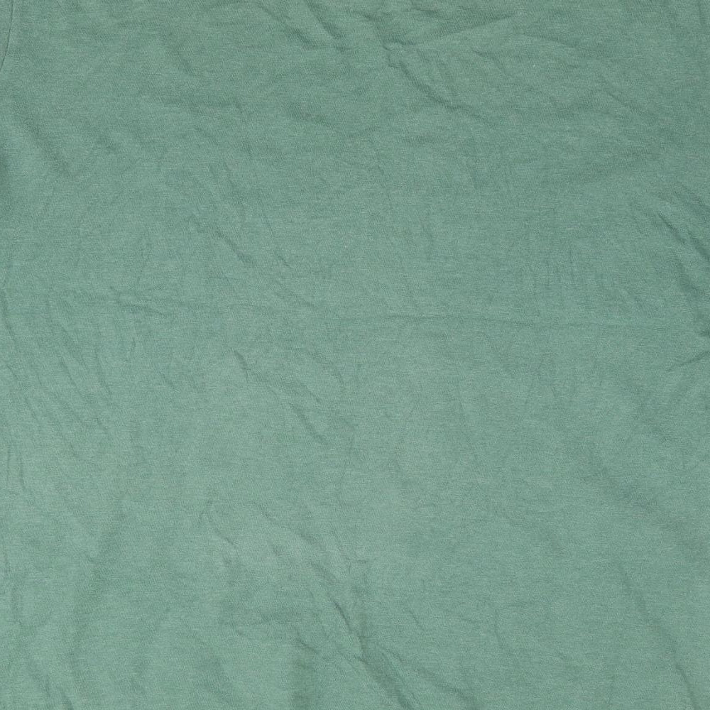 Weird Fish Mens Green  Polyester  T-Shirt Size XL Crew Neck