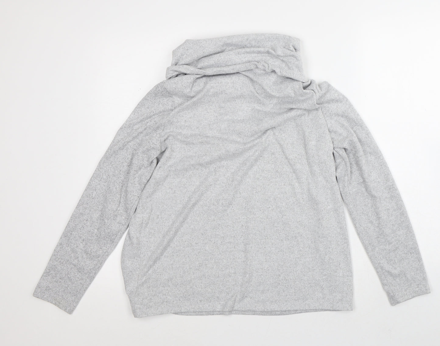 George Womens Grey  Polyester Pullover Sweatshirt Size 12