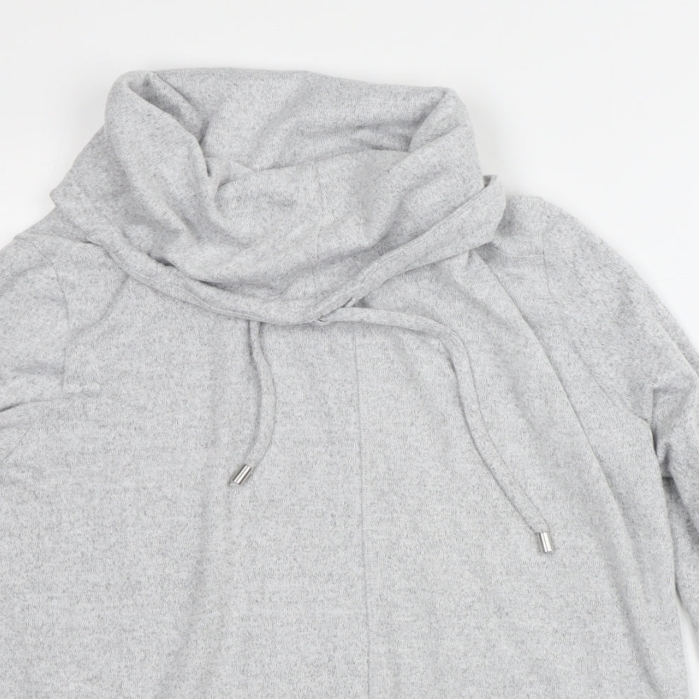 George Womens Grey  Polyester Pullover Sweatshirt Size 12