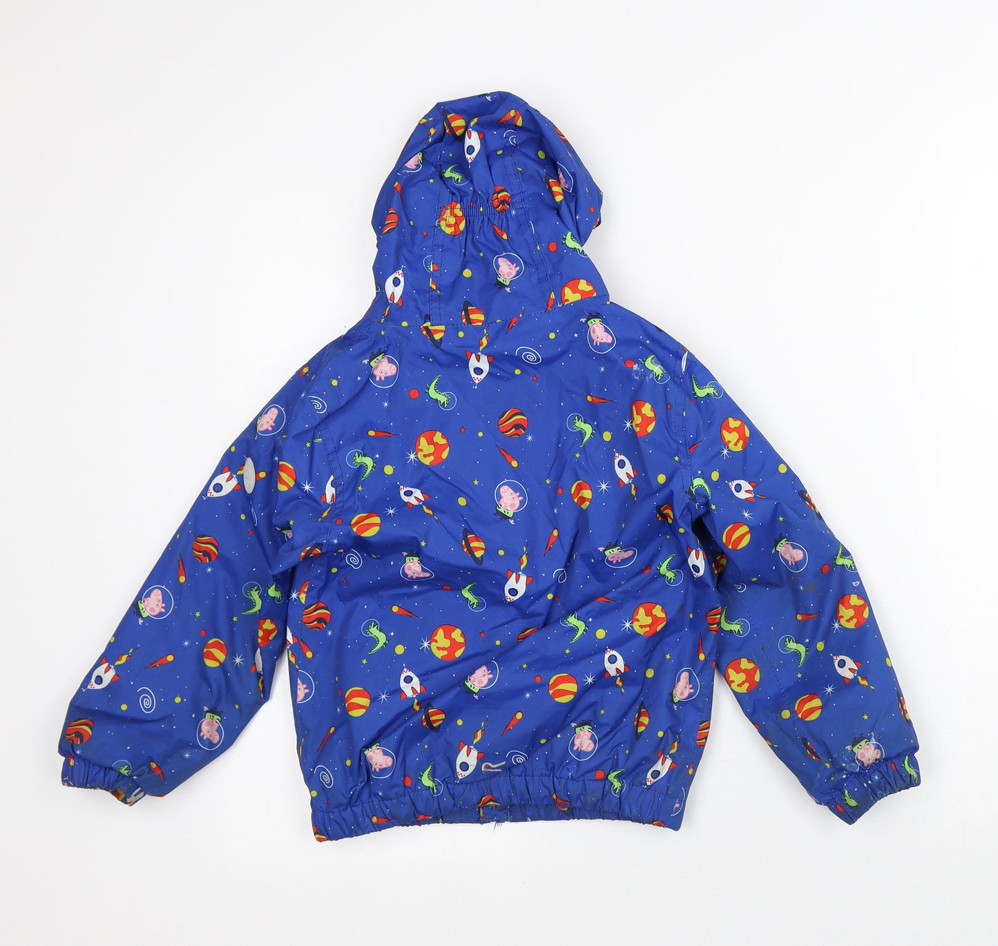 Regatta Boys Blue Geometric  Rain Coat Coat Size 5 Years   - Peppa Pig
