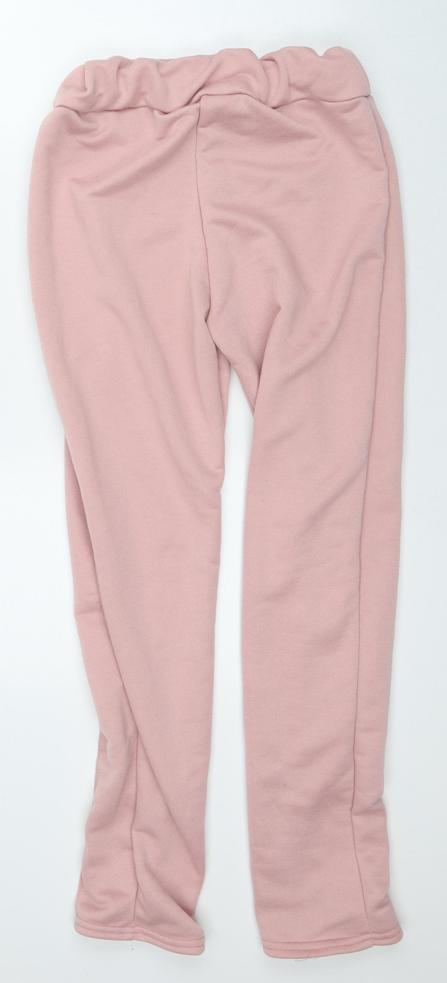 Preworn Womens Pink  Polyester Sweatpants Trousers Size M L27 in Regular