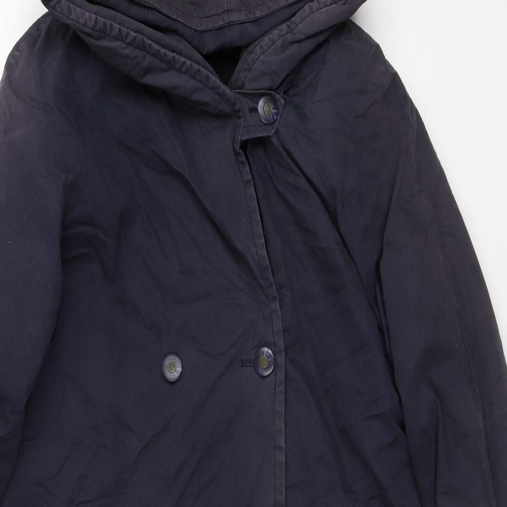 Sympatex Womens Black   Trench Coat Coat Size 8