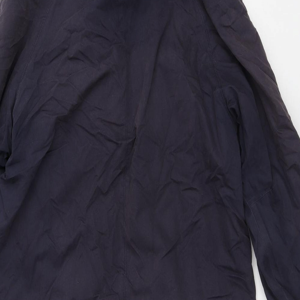 Sympatex Womens Black   Trench Coat Coat Size 8