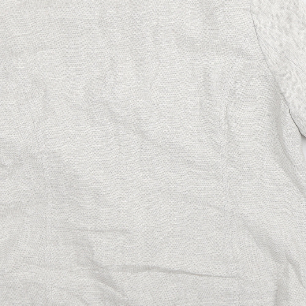 Dast Womens White   Jacket Blazer Size 10