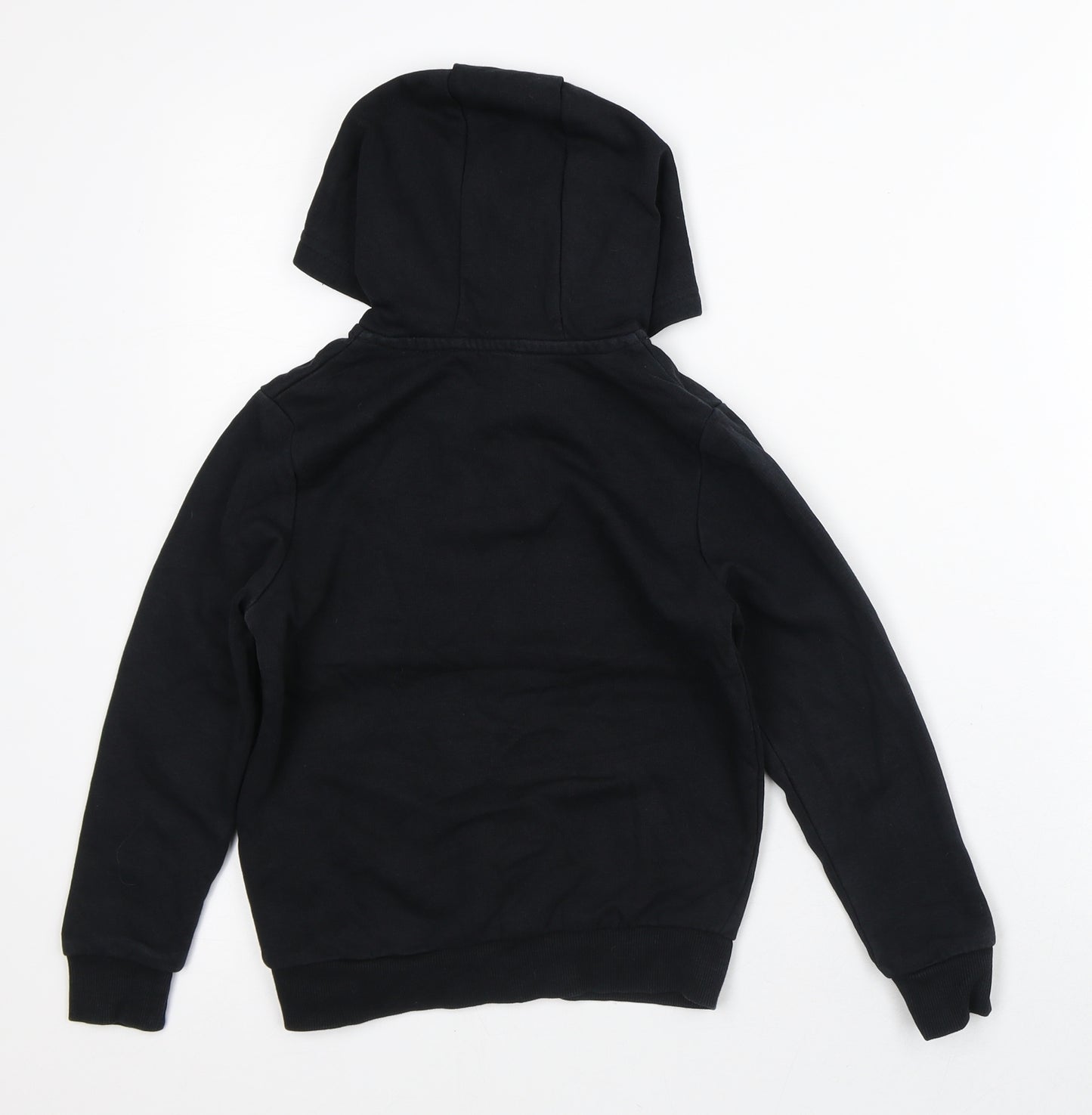George Boys Black  Cotton Full Zip Hoodie Size 6-7 Years