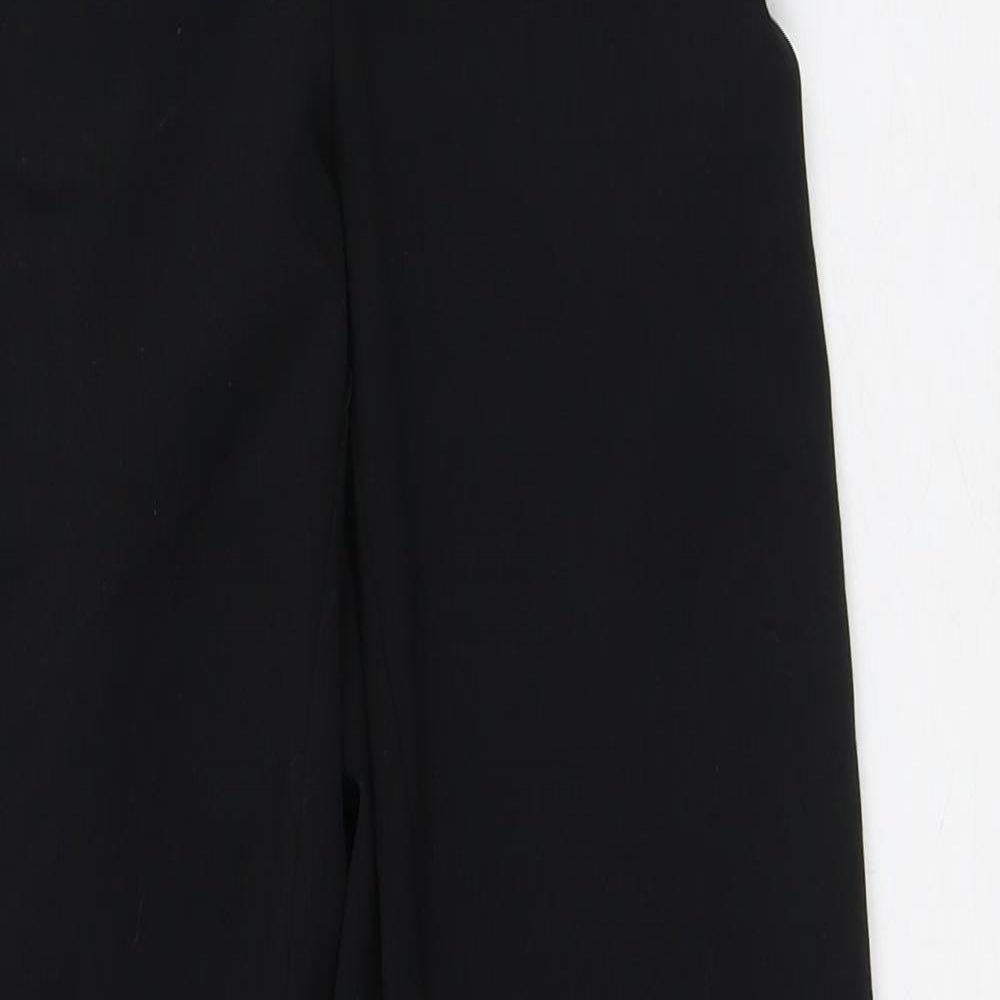 NEXT Womens Black Polyester Trousers Size 6 L29 in Regular
