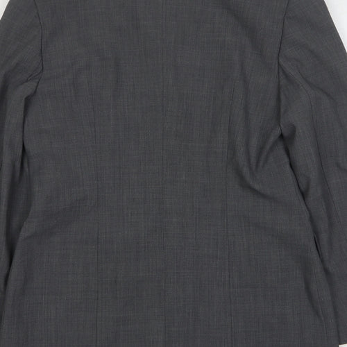 Seeler Womens Grey  Wool Jacket Suit Jacket Size 12