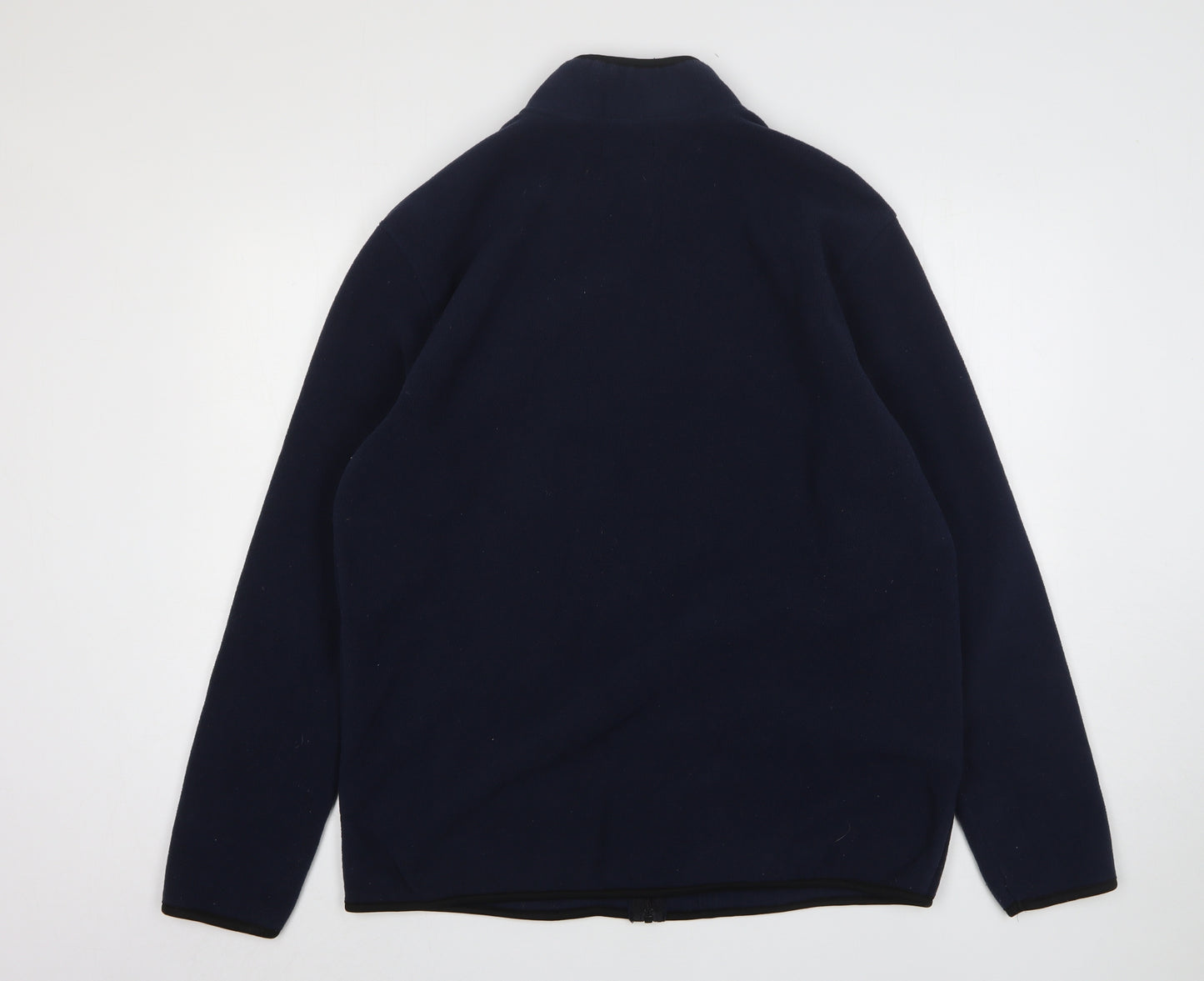 F&F Mens Blue  Polyester Full Zip Sweatshirt Size XL
