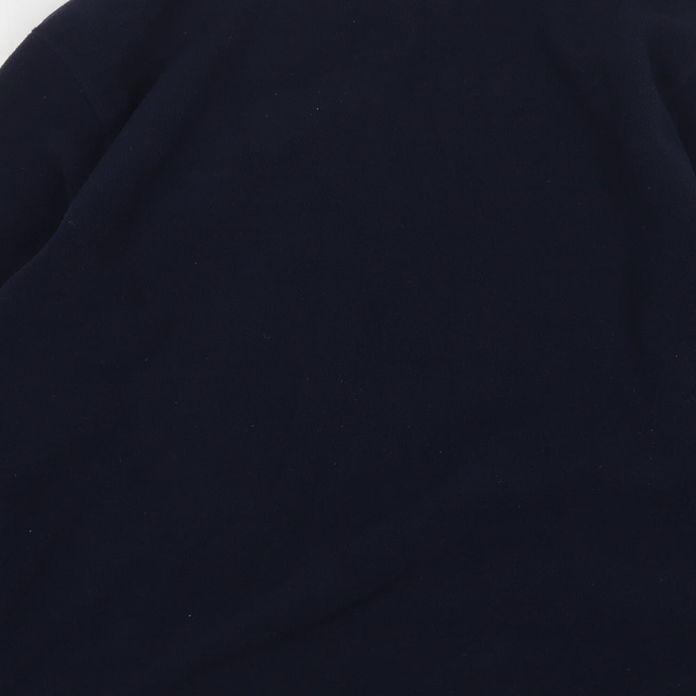 F&F Mens Blue  Polyester Full Zip Sweatshirt Size XL