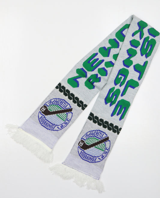 Preworn Mens Multicoloured Geometric Polyester Scarf  Size Regular   - Newcastle Riverkings