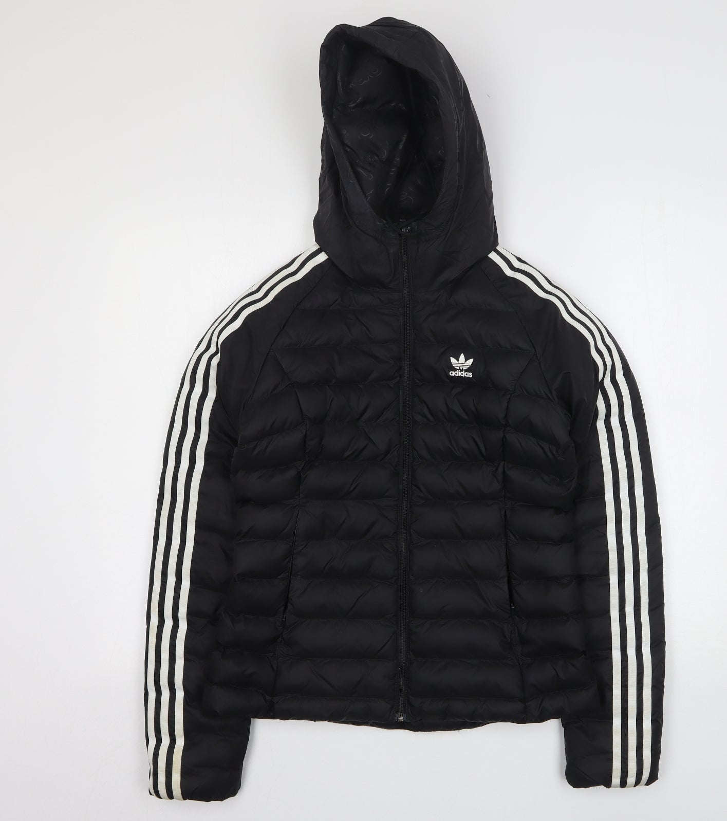 adidas Womens Black   Rain Coat Coat Size 8