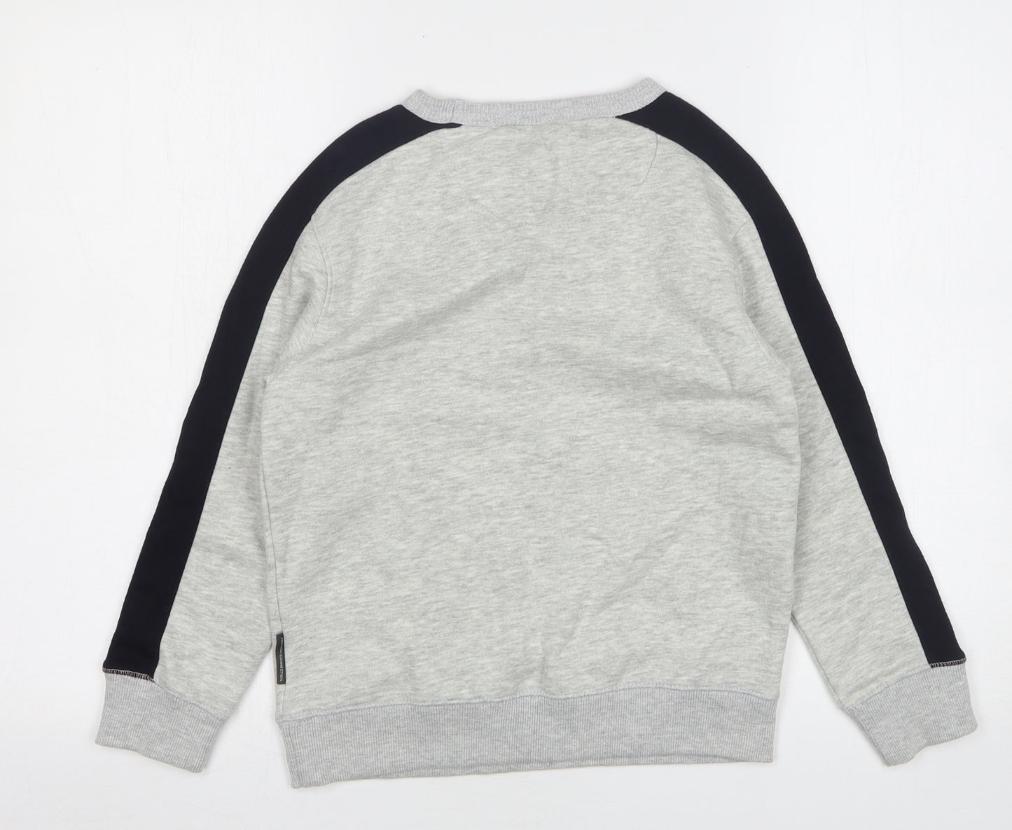 French Connection  Boys Grey  Cotton Pullover Sweatshirt Size 9-10 Years