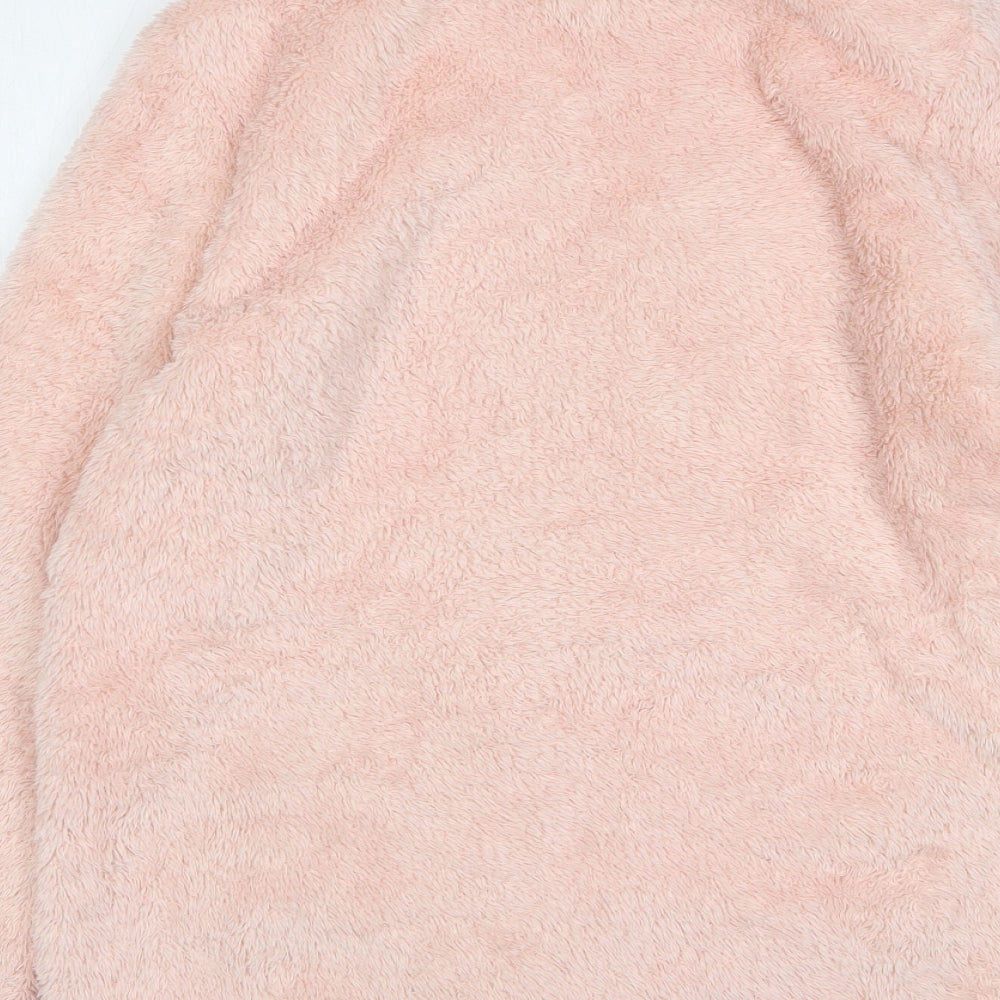 Dunnes Stores Womens Pink  Polyester Full Zip Sweatshirt Size S