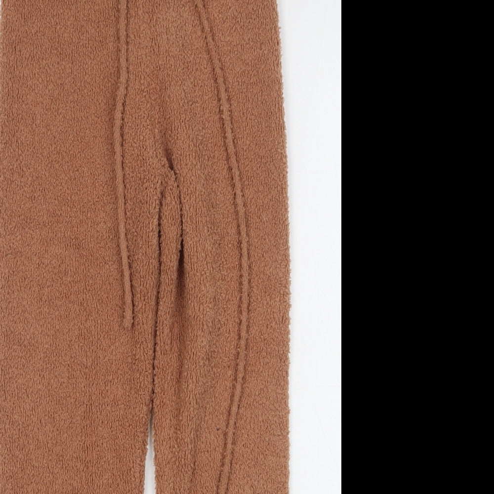 Missguided Womens Beige  Polyester Sweatpants Trousers Size 6 L27 in Regular