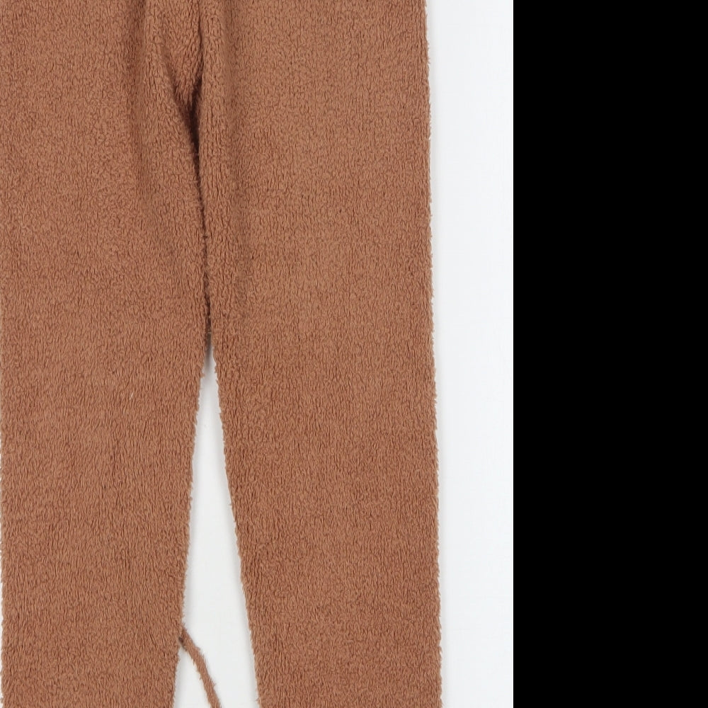 Missguided Womens Beige  Polyester Sweatpants Trousers Size 6 L27 in Regular