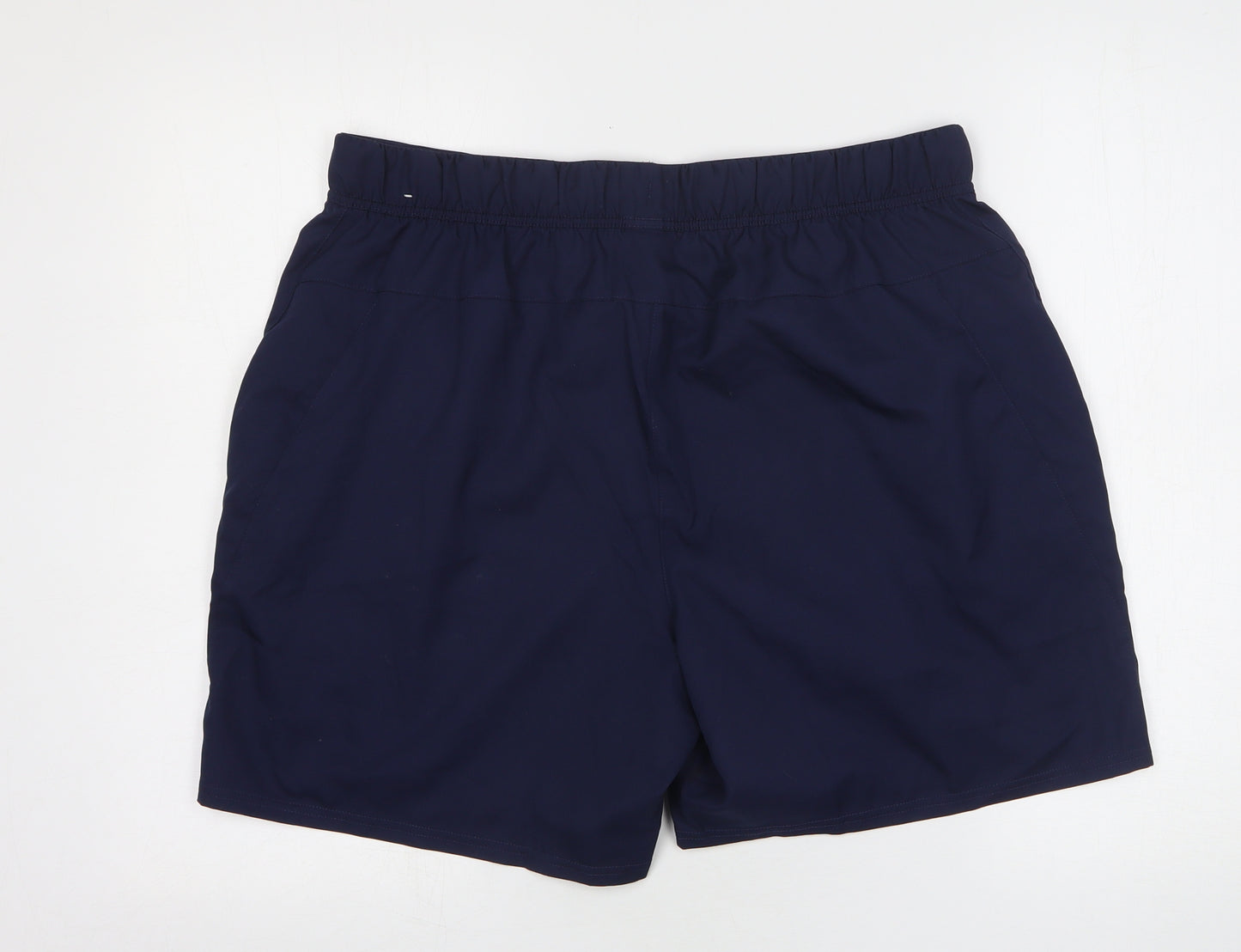 Nike Mens Blue  Polyester Athletic Shorts Size XL L7 in Regular