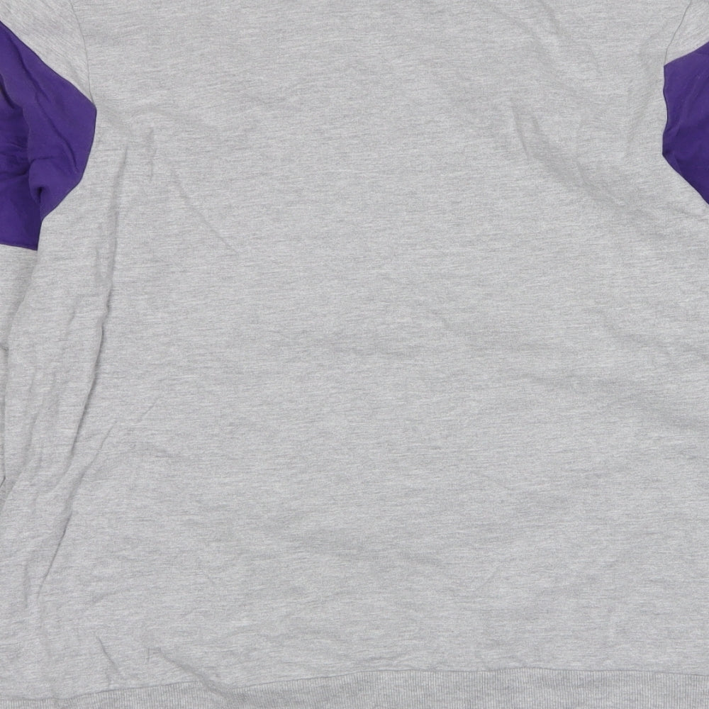 Disney Womens Grey Geometric Cotton Pullover Sweatshirt Size M   - Aladdin